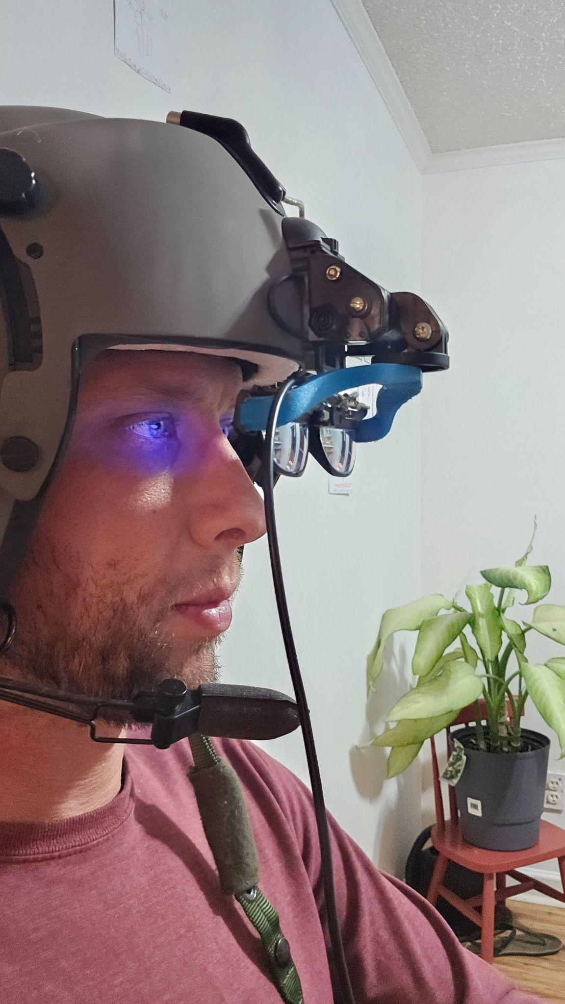 HMARD active display reflection