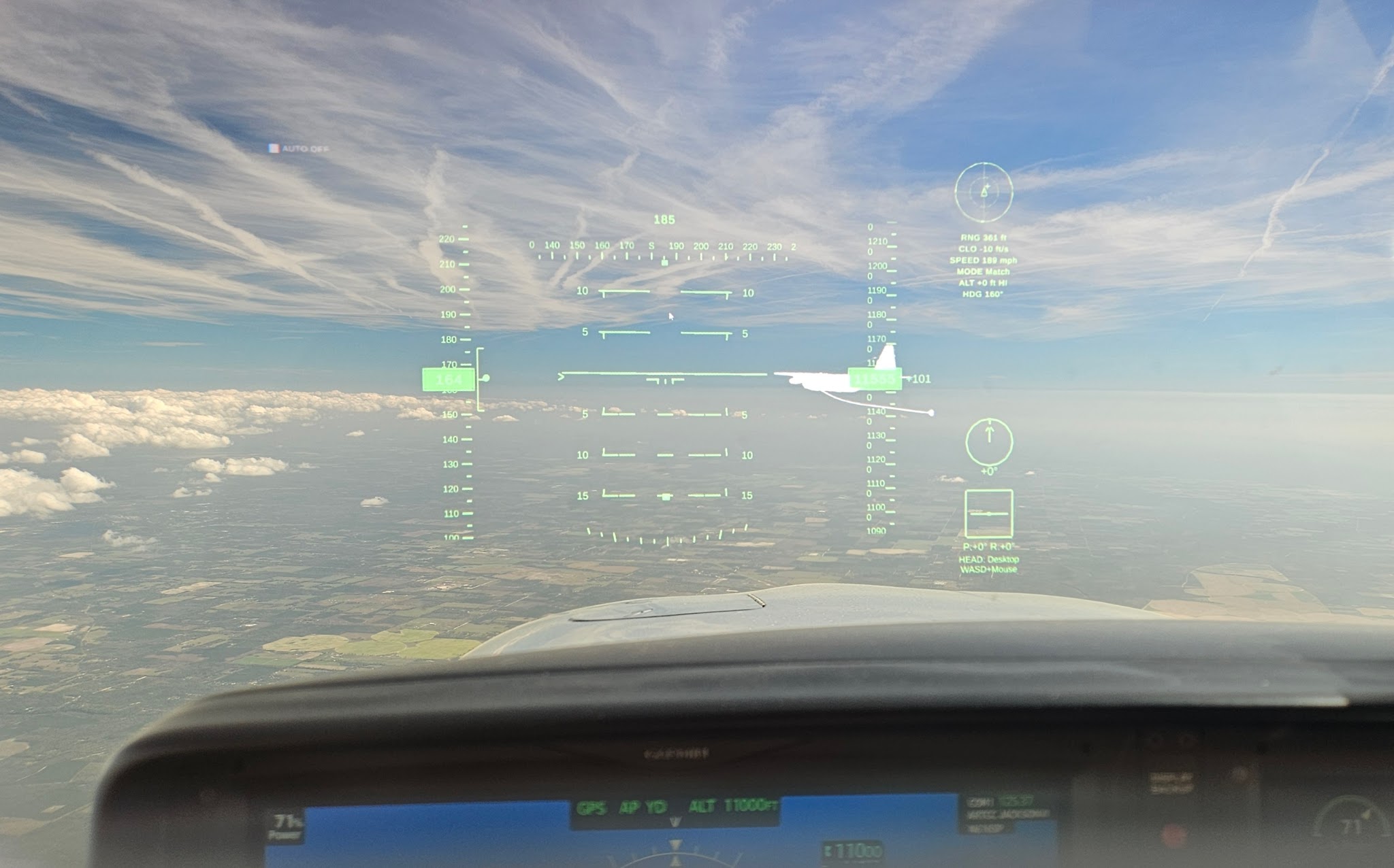 HMARD synthetic HUD overlay