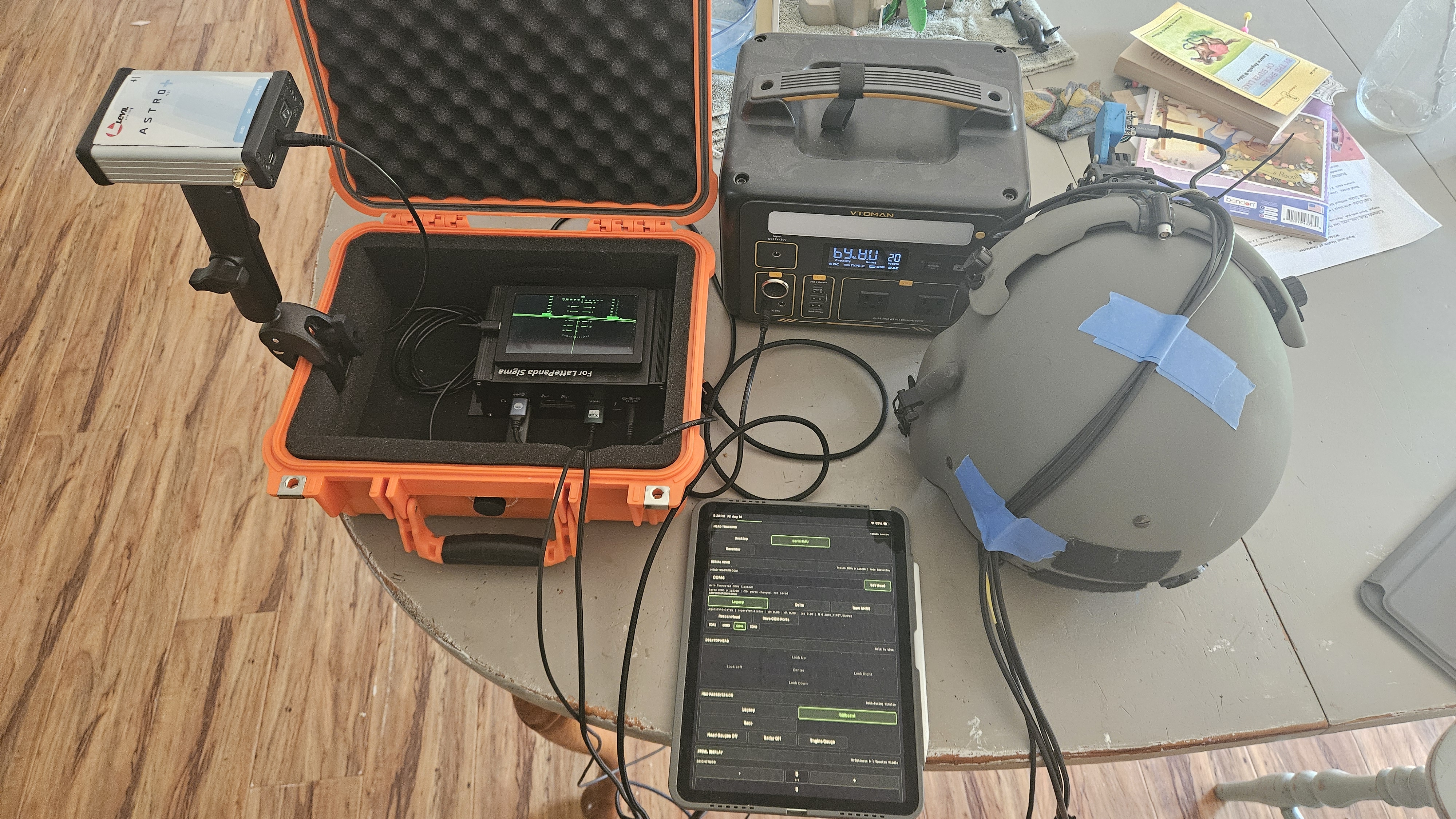 Portable HMARD flight-test system